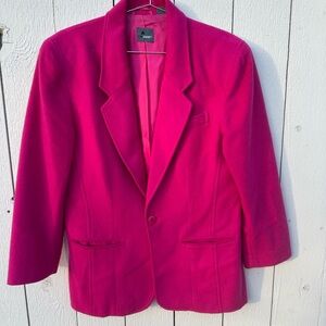 Vibrant Fuchsia Blazer for Women